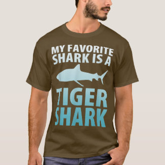 Mijn favoriete haai is een tijgerhaai t-shirt