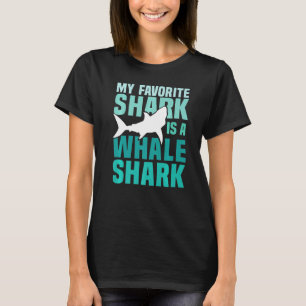 Mijn favoriete haai is een walvishaai Funny Shark T-shirt