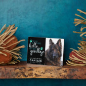 Mijn favoriete hallo huisdierhond Herdenkingsfoto  Fotoplaat (Zijkant)