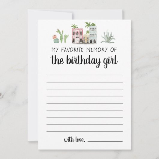 Mijn favoriete herinnering aan de Kaart van het ve (Voorkant)