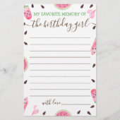 Mijn favoriete herinnering aan de Kaart van het ve (Voorkant)