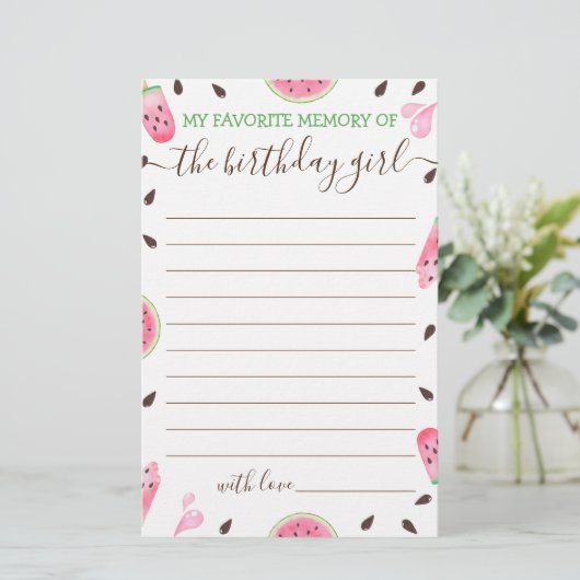 Mijn favoriete herinnering aan de Kaart van het ve (Staand voorkant)