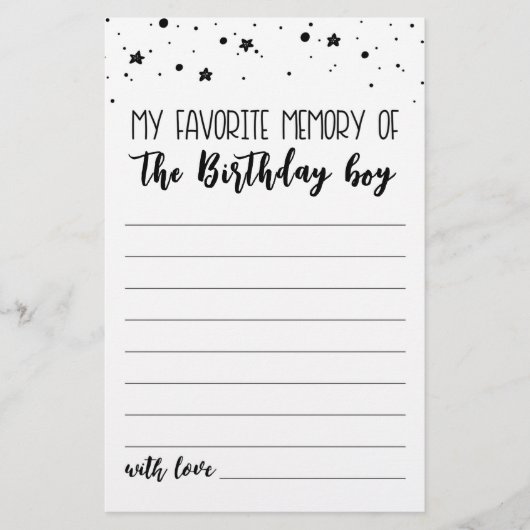 Mijn favoriete herinnering aan de wedstrijd Birthd (Voorkant)