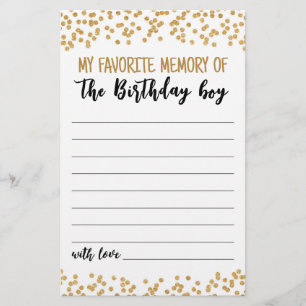 Mijn favoriete herinnering aan de wedstrijd Birthd