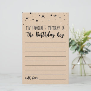 Mijn favoriete herinnering aan de wedstrijd Birthd