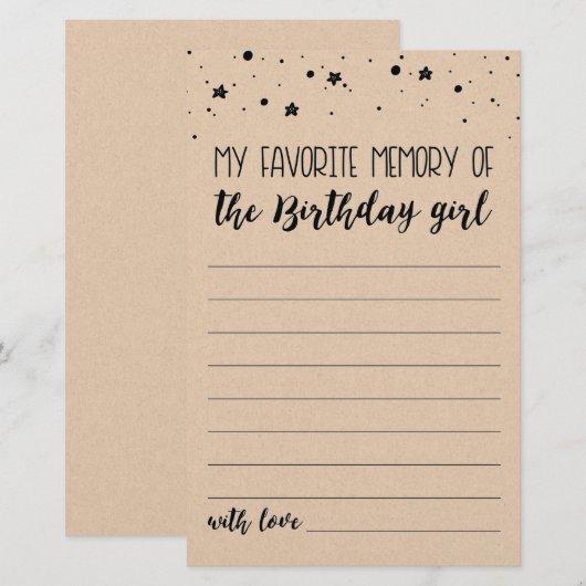 Mijn favoriete herinnering aan de wedstrijd van de (Voorkant / Achterkant)