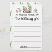 Mijn favoriete herinnering aan het meisje van de g (Voorkant / Achterkant)