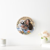 Mijn favoriete herinneringen Dog Foto Best Dog ooi Ronde Klok (Huis)