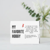 Mijn favoriete hobby is briefkaart (Staand voorkant)