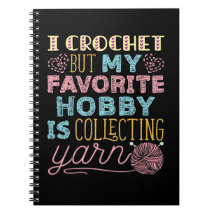 Mijn favoriete hobby verzamelt garen notitieboek