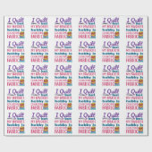 Mijn favoriete hobby verzamelt stof cadeaupapier (Vlak)