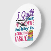 Mijn favoriete hobby verzamelt stof grote klok (Hoek)