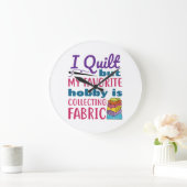 Mijn favoriete hobby verzamelt stof grote klok (Huis)
