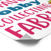 Mijn favoriete hobby verzamelt stof poster (Hoek)