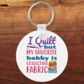 Mijn favoriete hobby verzamelt stof sleutelhanger (Voorkant)