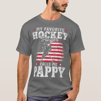 Mijn favoriete Hockey Player roept me Apappy Fathe T-shirt