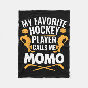 Mijn favoriete hockeyspeler noemt me Momo Fleece Deken