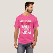 Mijn favoriete hockeyster Nana Field Hockey T-shirt (Voorkant volledig)