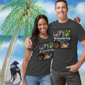 Mijn favoriete honden Creëer je eigen 6-voudige T- T-shirt