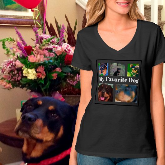 Mijn favoriete honden Creëer je eigen foto van 5 f T-shirt
