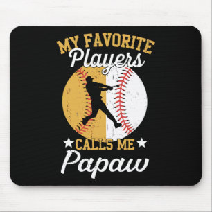 Mijn favoriete honkbal softbal spelers noemen me P Muismat