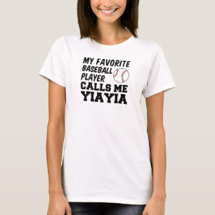 Mijn favoriete honkballer noemt me YiaYia T-shirt