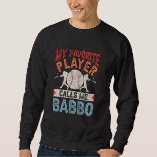 Mijn favoriete honkbalspeler noemt me Babbo Shirt 