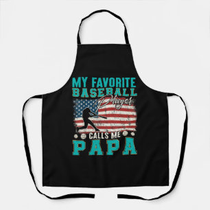 Mijn favoriete honkbalspeler noemt me papa schort