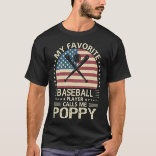 Mijn favoriete honkbalspeler roept me op om de vla t-shirt