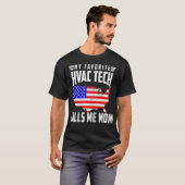 Mijn favoriete HVAC-techniek noemt me mam USA Amer T-shirt (Voorkant volledig)