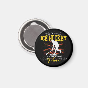 Mijn favoriete ijshockeyspeler noemt me grappig magneet
