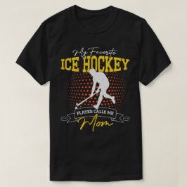 Mijn favoriete ijshockeyspeler noemt me grappig t-shirt