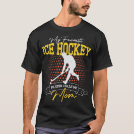 Mijn favoriete ijshockeyspeler noemt me grappig t-shirt