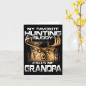 Mijn favoriete jachtboeddy noemt me opa kaart (Gele Bloem)