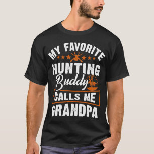 Mijn favoriete jachtboeddy noemt me opa t-shirt