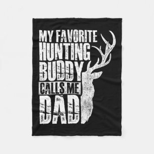 Mijn favoriete jachtmaatje noemt me papa - Deer An Fleece Deken