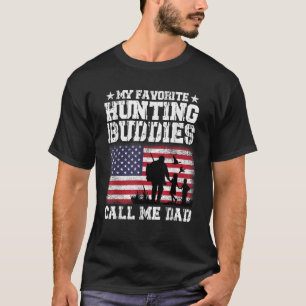 Mijn favoriete jachtvrienden noemen me vader t-shirt