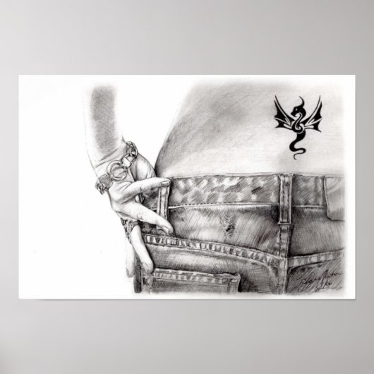 Mijn favoriete Jeans Poster (Voorkant)