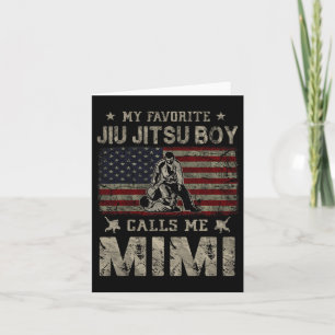 Mijn favoriete Jiu Jitsu-jongen noemt me Mimi Moed Kaart