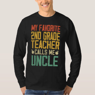 Mijn favoriete juf uit de tweede klas noemt me oom t-shirt