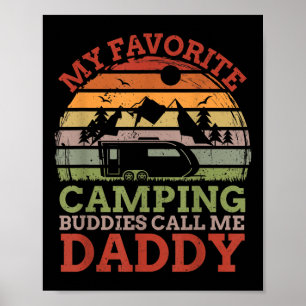 Mijn favoriete kampeer maatjes noemen me papa Vade Poster