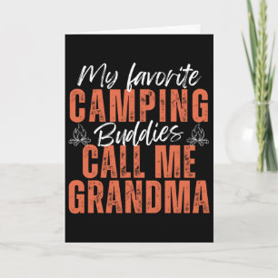 Mijn favoriete kampeerbuddies noemen me oma vader kaart