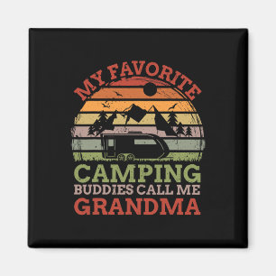 Mijn favoriete kampeerbuddy's noemen me oma vader magneet