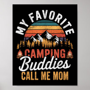 Mijn favoriete kampeermaatjes noemen me mama Vader Poster
