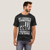 Mijn favoriete kampeervrienden noemen me oma Ameri T-shirt (Voorkant volledig)