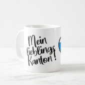 Mijn favoriete kanton Zug Koffiemok (Voorkant links)