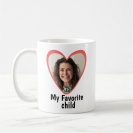 Mijn favoriete kind aangepaste foto koffiemok