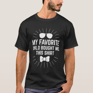 Mijn favoriete kind Cool Dad Chill Dad Kinder Huma T-shirt