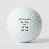 Mijn favoriete kind gaf me deze golfballen (Voorkant)