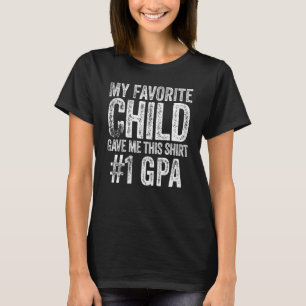 Mijn favoriete kind gaf me deze opa Christm T-shirt
